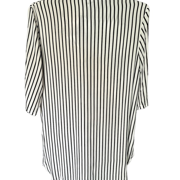 EKUAER Women’s Beach Stripe Bikini Cover/Blouse Size Small BNWT - Picture 9 of 10